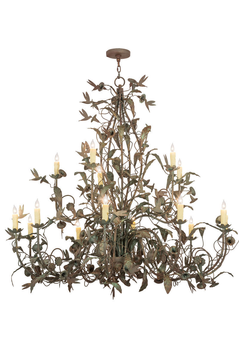 60"W Le Printemps 15 LT Chandelier