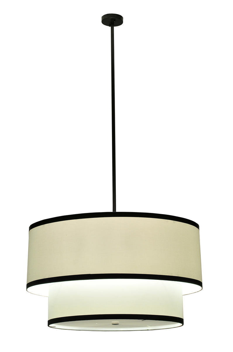 36" Wide Cilindro 2 Tier Textrene Pendant