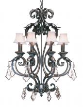 2nd Avenue Designs White 120430 - 28" Wide Josephine 8 Light Chandelier