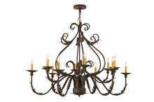 2nd Avenue Designs White 160180 - 48"W French Elegance 12 LT Chandelier