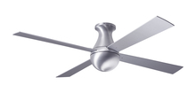Modern Fan Co. BAL-FM-BA-42-AL-NL-005 - Ball Flush Fan; Brushed Aluminum Finish; 42" Aluminum Blades; No Light