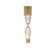 Lib & Co. US 12391-022 - Rimini 2 Light LED Wall Mount Aged Brass