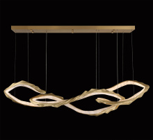 Lib & Co. US 12418-062 - Nuvola,78" LED Chandelier Natural Brass