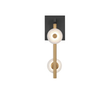 Lib & Co. US 12451-02 - Etna 2 Light LED Wall Mount Wall Mount Black