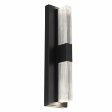 Alteck, LLC AW0121-3CCT-W-BK - Arles LED Wall Sconce H18