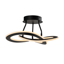 Artcraft AC7078BK - Semi-Flush Mount