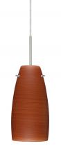 Besa Lighting 1JT-1512CH-SN - Besa Tao 10 Pendant Satin Nickel Cherry 1x100W Medium Base