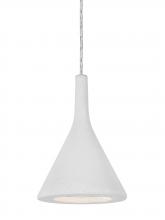 Besa Lighting J-GALAWH-LED-SN - Besa Gala Pendant For Multiport Canopy, White, Satin Nickel Finish, 1x9W LED