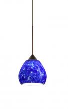 Besa Lighting 1XC-560586-BR - Besa Pendant Tay Tay Bronze Blue Cloud 1x50W MAX GY6.35 Base