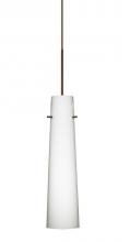 Besa Lighting 1XC-567407-BR - Besa Camino Pendant Bronze Opal Matte 1x50W Halogen