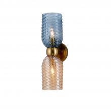 Kalco 519821AGG - Azul 2 Light Wall Sconce