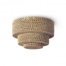 Palecek 2766-10 - VERANDA FLUSH MOUNT NATURAL BRONZE