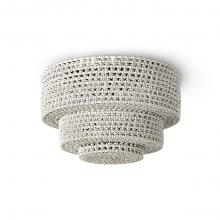 Palecek 2769-14 - VERANDA FLUSH MOUNT WHITEWASH PEWTER