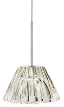Stone Lighting PD043CRSNX2M - Pendant Ridge Crystal Clear Satin Nickel Hal G4 20W 350lm Monopoint