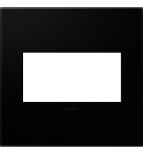 Legrand AWP2GNK4 - adorne Black Ink Two-Gang Screwless Wall Plate