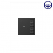 Legrand ASTM2G2 - adorne® Timer Switch, Manual On/Timed Off, Graphite, with Microban®