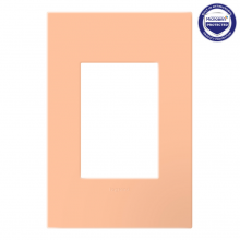 Legrand AWP1G3PY - adorne Peachy One-Gang Screwless Wall Plate with Microban