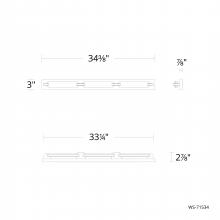 WAC US WS-71534-35-AB - Spectacle Bath & Wall Sconce