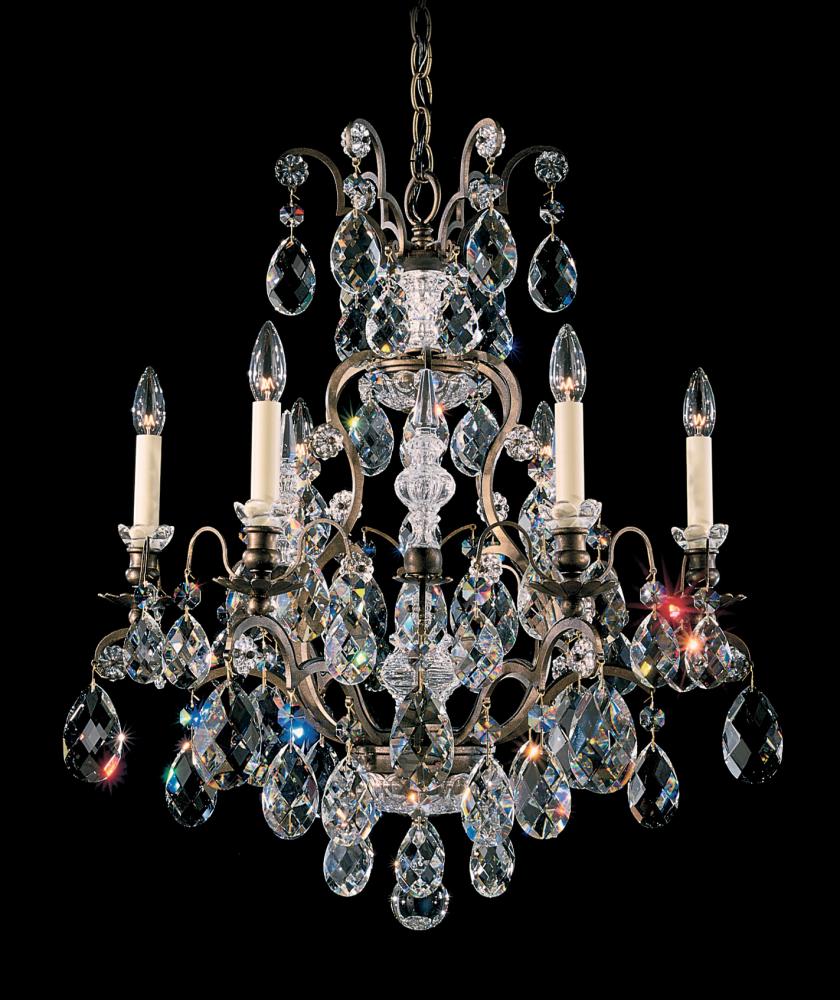 Renaissance 7 Light 120V Chandelier in Heirloom Gold with Heritage Handcut Crystal