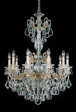 Schonbek 1870 5008-22 - La Scala 10 Light 120V Chandelier in Heirloom Gold with Heritage Handcut Crystal