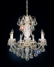 Schonbek 1870 3656-76H - New Orleans 7 Light 120V Chandelier in Heirloom Bronze with Heritage Handcut Crystal