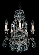 Schonbek 1870 3769-22 - Renaissance 5 Light 120V Chandelier in Heirloom Gold with Heritage Handcut Crystal