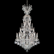 Schonbek 1870 3783-48 - Renaissance 25 Light 120V Chandelier in Antique Silver with Heritage Handcut Crystal