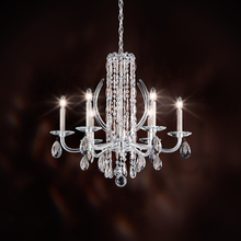 Schonbek 1870 RS8306N-48H - Siena 6 Light 120V Chandelier in Antique Silver with Heritage Handcut Crystal