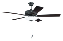Craftmade ECF111CBZ5-CBZWLN - 52" Ceiling Fan w/Blades, White Low Profile LED Light Kit