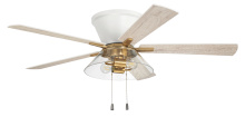 Craftmade IST52WSB5 - 52" Hugger Ceiling Fan w/Blades & 2x4w LED Light Kit