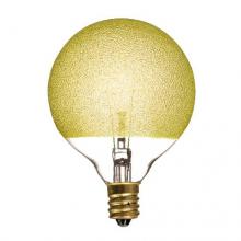 Bulbrite 144016 - 40W G16 AMBER ICE E12 120V