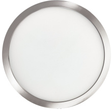 Bulbrite 773606 - 14W LED 7IN FLUSH MOUNT 3000K NICKEL DIMMABLE JA8