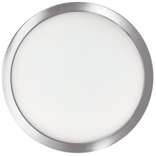 Bulbrite 773610 - 17W LED 9IN FLUSH MOUNT 3000K NICKEL DIMMABLE JA8