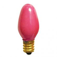 Bulbrite 709607 - 7W C7 CERAMIC PINK E12 120V