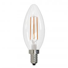Bulbrite 776627 - 5W LED B11 3000K FILAMENT E12 CLEAR