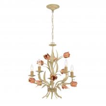 Crystorama 4805-SR - Southport 20'' Sage Rose Chandelier