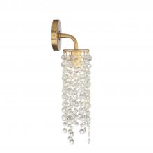 Crystorama GAB-B7311-GA - Gabrielle 4.75'' Antique Gold Sconce