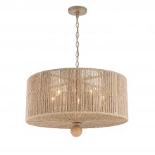 Crystorama JES-B7105-BS - Jessa 24'' Burnished Silver Chandelier