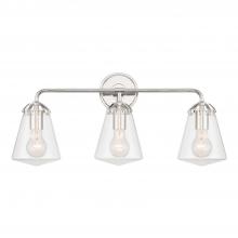 Crystorama VSS-7013-PN - Voss 25'' Polished Nickel Bathroom Vanity