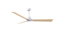 Matthews Fan Company AKLK-MWH-LM-56 - Alessandra - 56" Three Blade Transitional Ceiling Fan - 5CCT Integrated LED - Matte White Finish
