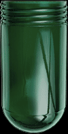 VAPORPROOF GLOBE GLASS 100 SERIES GREEN