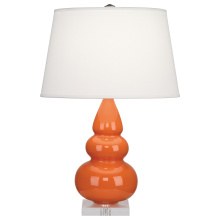 Robert Abbey A282X - Pumpkin Small Triple Gourd Accent Lamp