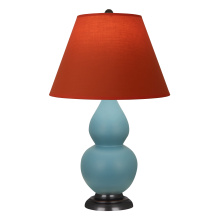 Robert Abbey MOB51T - Matte Steel Blue Small Double Gourd Accent Lamp