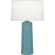 Robert Abbey MOB60 - Matte Steel Blue Mason Table Lamp