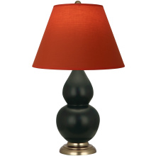 Robert Abbey MOS10T - Matte Obsidian Small Double Gourd Accent Lamp