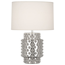 Robert Abbey S801 - Nickel Metallic Glaze Dolly Accent Lamp