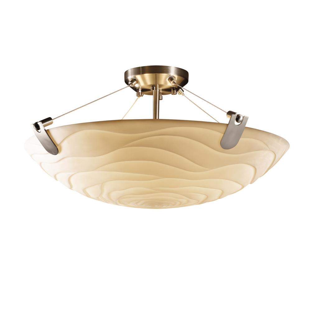 24" LED Semi-Flush Bowl w/ U-Clips