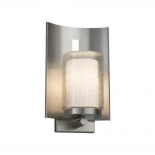 Justice Design Group FSN-7591W-10-RBON-NCKL-LED1-700 - Embark 1-Light Outdoor LED Wall Sconce