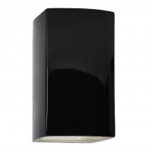 Justice Design Group CER-5955-BKMT-LED2-2000 - Large ADA LED Rectangle - Open Top & Bottom
