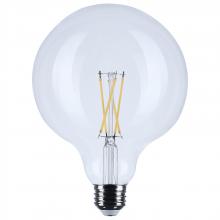 Satco Products Inc. S12487 - 8 Watt G40 LED; Medium Base; Clear; 2700K CCT; 120 Volt